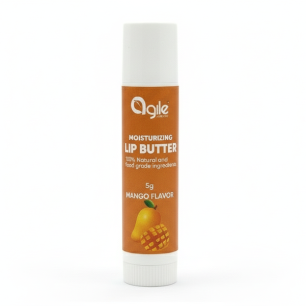 Moisturizing Lip Butter with 100% natural ingredients (Mango flavor)