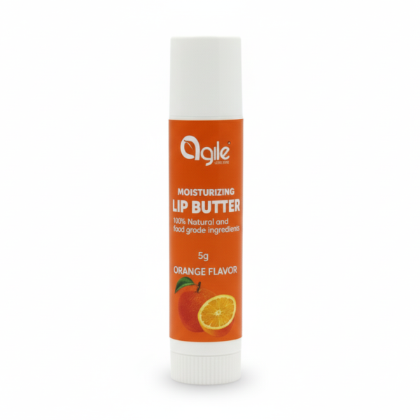 Moisturizing Lip Butter with 100% natural ingredients (Orange flavor)