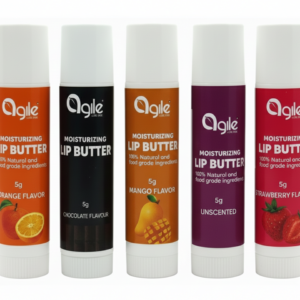 moisturizing lip butter with 100% natural ingredients (mango, strawberry, chocolate, sweet orange, no flavour)